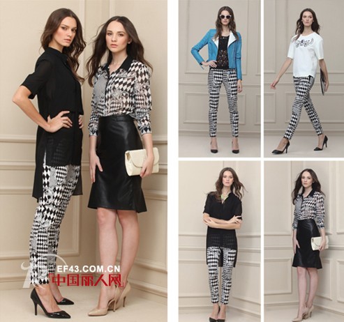 早春菱形格纹时尚 身体演奏的小情歌