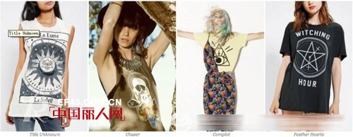 2014/2015春夏女装T恤设计款式趋势