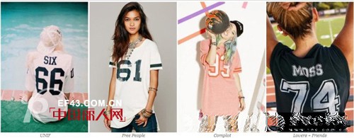 2014/2015春夏女装T恤设计款式趋势