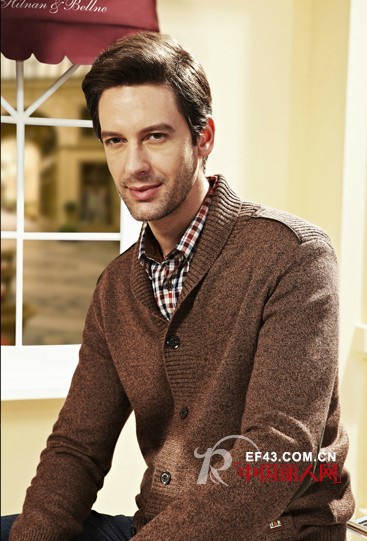 青果领毛衣 凸显男士的复古绅士气质