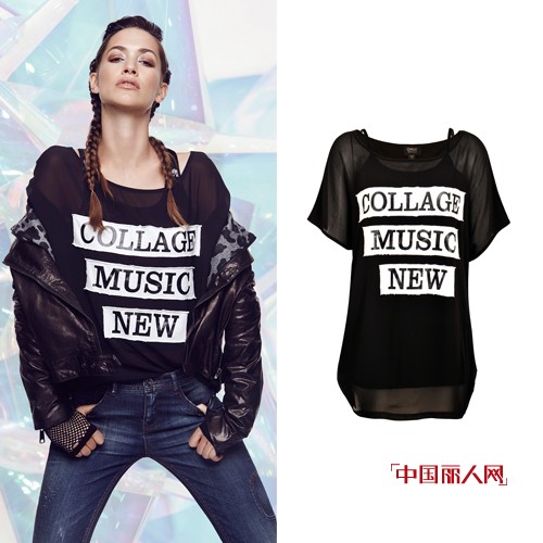 ONLY 2014春季新款上市  电子摇滚致敬未来时尚