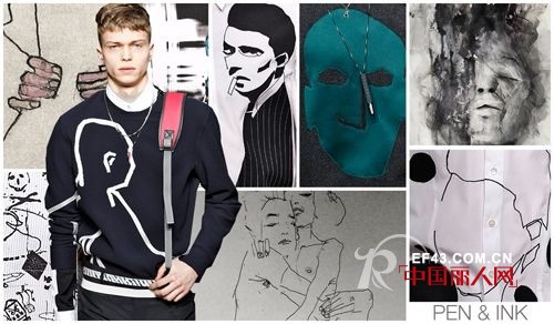 2015/2016秋冬男装印花色彩流行趋势