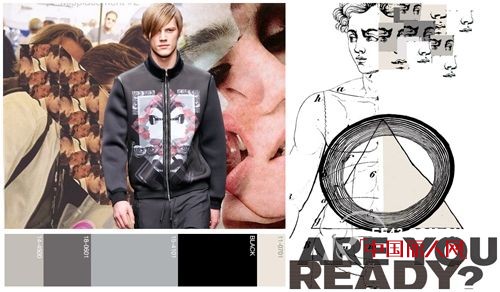 2015/2016秋冬男装印花色彩流行趋势