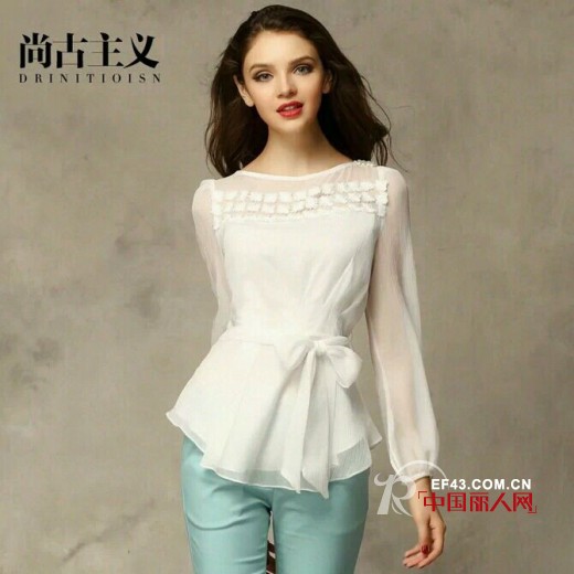 2014年流行白色吗 春季白色透视女装搭配