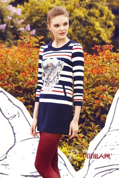 春季打底衫横条元素最流行  雅芙春夏新品