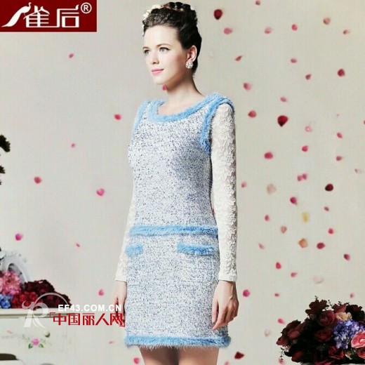 两件套修身搭配篇 无袖连衣裙塑造完美曲线