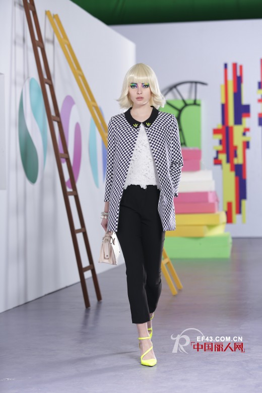 betu girl 通勤衣橱 小方格的黑色奏鸣曲