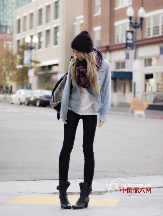欧美街头街拍风格 简约装也能赚足回头率