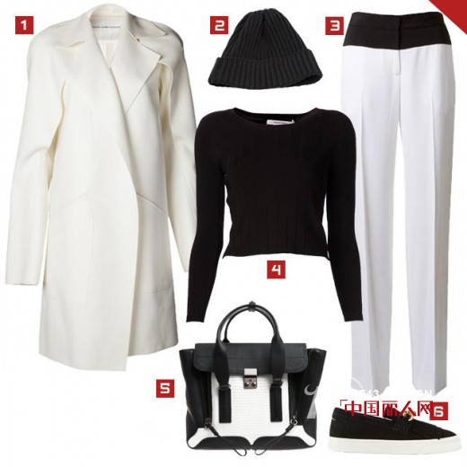 米兰时装周潮流街拍 黑白搭配倍儿潇洒