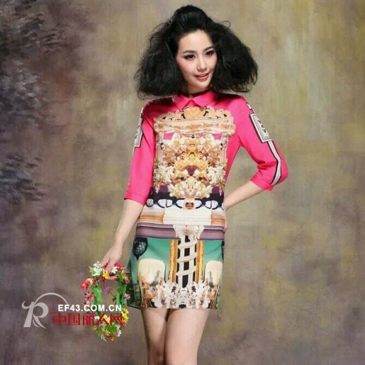 新款印花涂鸦城市风 多彩扮靓春夏季