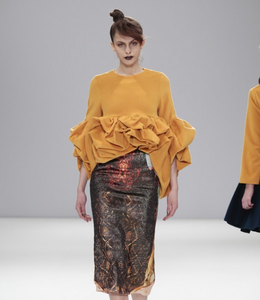 新生代华裔设计师品牌Lulu Liu2014秋冬伦敦时装周发布秀