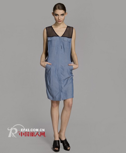 简约款型牛仔连衣裙推荐