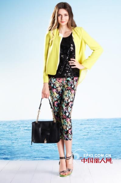 2014春装流行趋势  emely安魅力女装春季新款搭配