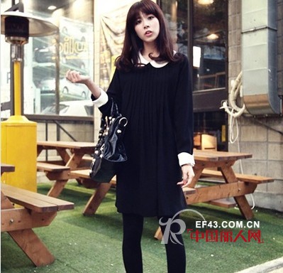 精致大圆领告诉你乖巧又甜美的淑女搭配怎么来