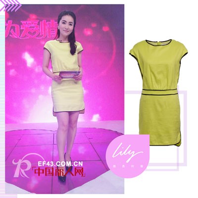主持人服装都有什么品牌  lily“正合适”会上瘾
