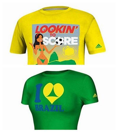 阿迪达斯世界杯T恤涉嫌“性暗示”遭禁售