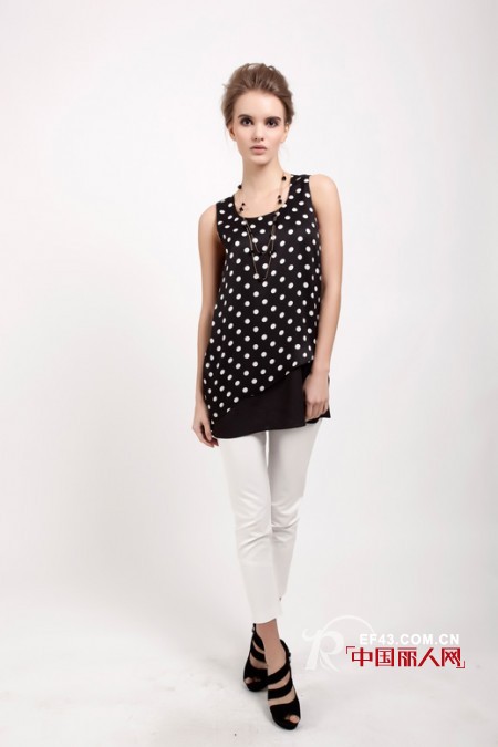 2014春夏经典搭配 复古波点带你玩转潮流