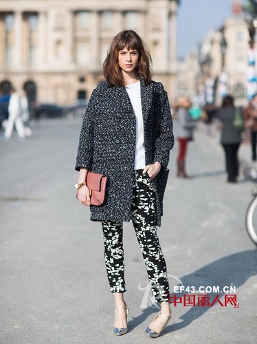 印花图案服装街拍 2014流行趋势猜想