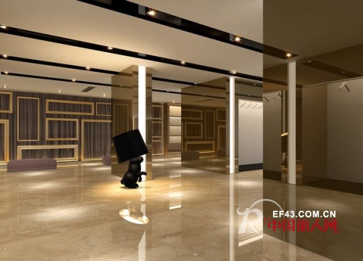 华丽系列的婚纱店装修效果图参考