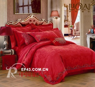 罗莱开启幸福•爱恩季  2014春夏婚庆床品上市