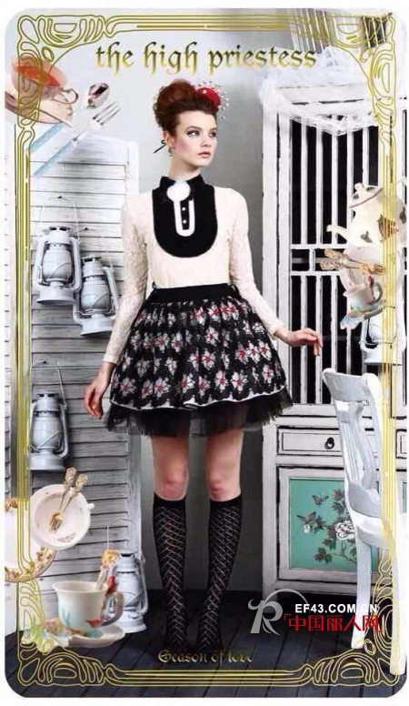 新款洛丽塔风格连衣裙 经典复古的欧伦风搭配