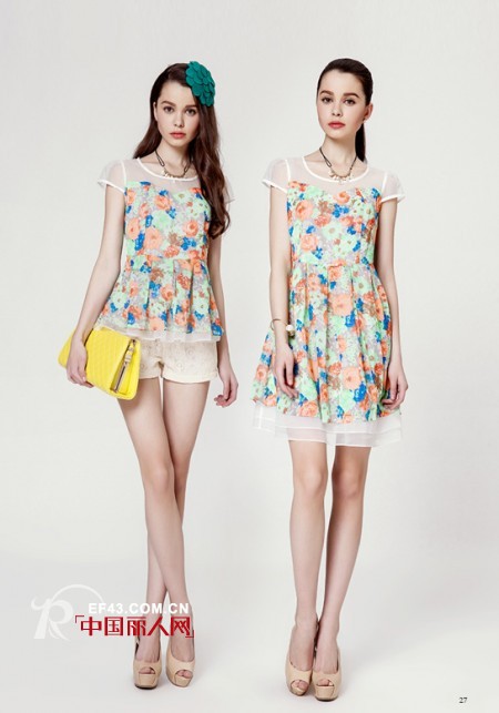 夏季新款减龄装扮 波点印花最IN季