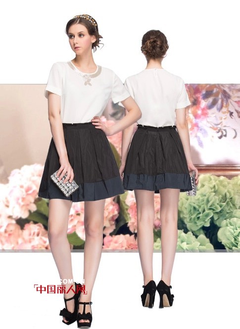 佟丽娅同款服装  自由鸟夏季新款雪纺衫搭配