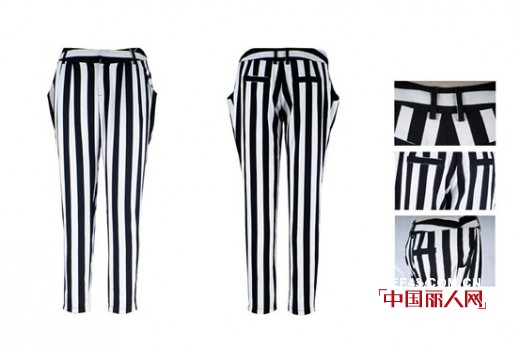 DAMBOLO文艺范条纹装-黑白永远都是潮流