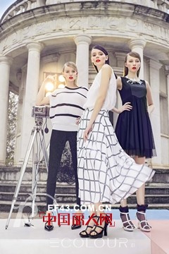 三COLOUR三彩2014夏季新品 唯美摩登的轻奢华