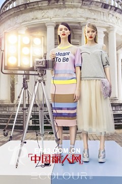 三COLOUR三彩2014夏季新品 唯美摩登的轻奢华
