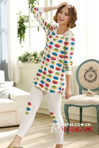 新款糖果色家居服 小女生最爱的选择