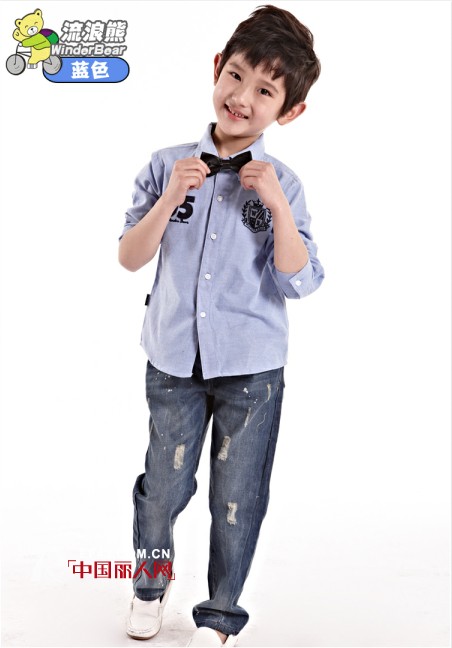 T恤上配什么配饰好看 童装衬衫 T恤怎么搭配好看