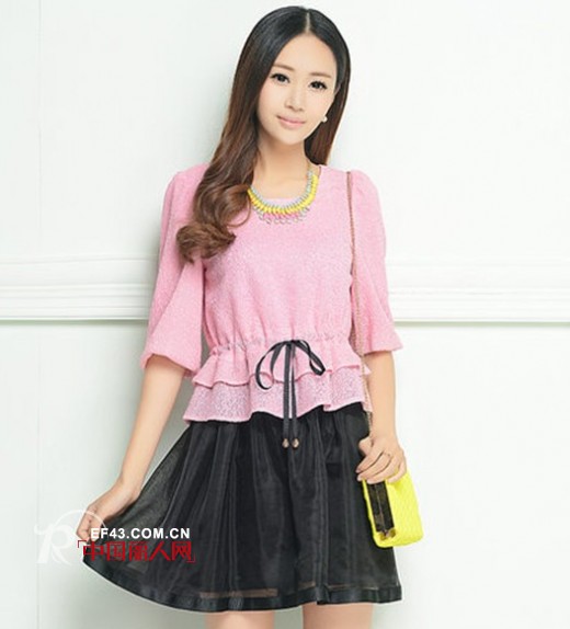 假两件套连衣裙好看吗?假两件套连衣裙长袖款