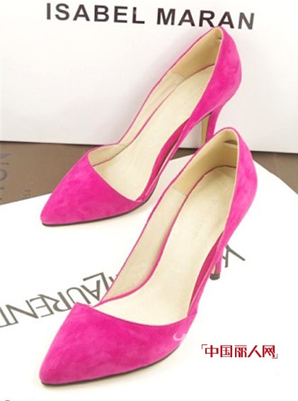 尖嘴高跟鞋2014新款 糖果色高跟鞋哪里有卖?