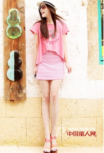 小碎花浅蓝色清新连衣裙  糖果色两件套时尚装