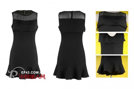 品牌丹比奴柔美荷叶边 霸气春夏最销魂