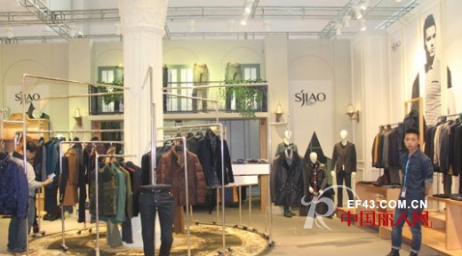 圣吉奥男装162平米形象馆亮相2014北京服博会