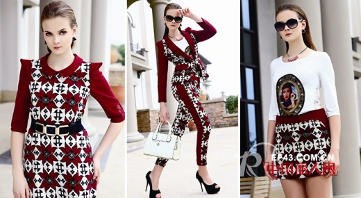 酒红色衣服怎么搭配 职业小西装搭配