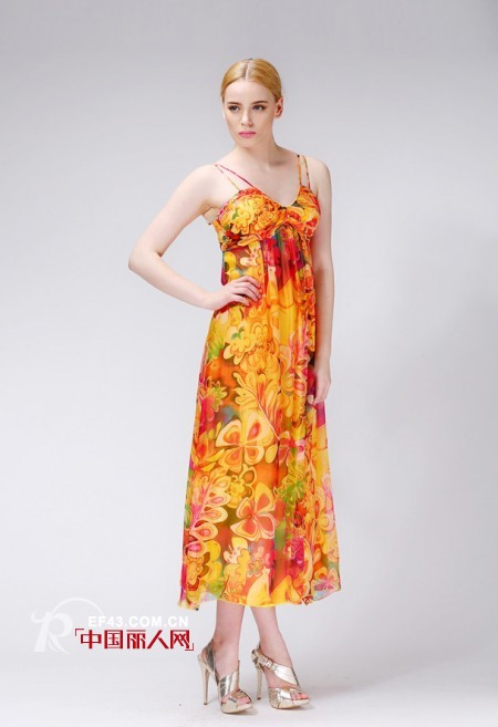 背心长裙搭配  2014春夏新款背心长裙