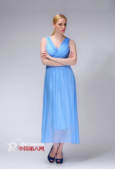 背心长裙搭配  2014春夏新款背心长裙