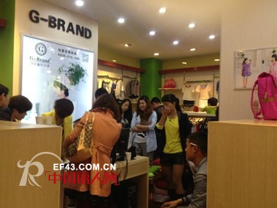 热列祝贺韩国时尚童装G-Brand进驻湖南