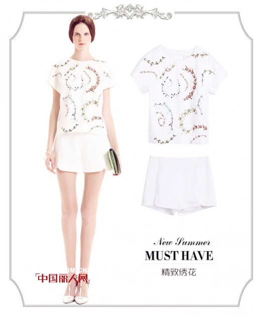曼娅奴2014夏季新品——精致绣花系列