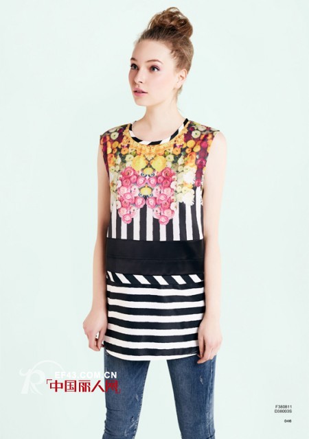 黑白条纹裙显瘦吗 印花拼接演绎今夏最潮款