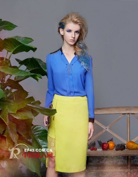 最新色彩搭配篇 宝蓝撞上柠檬黄时尚清新