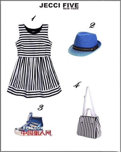 夏季条纹衣服怎么搭配 复古条纹再现摩登气质