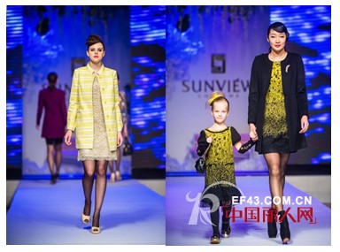 知名女装品牌“SUNVIEW”尚约2014秋冬高级成衣发布