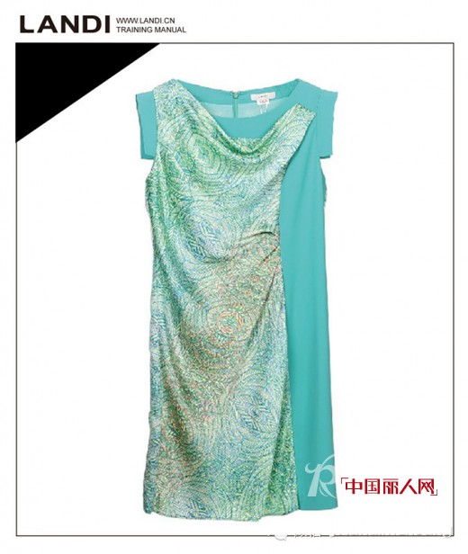 LANDI2014春夏新款清艳脱俗薄荷绿