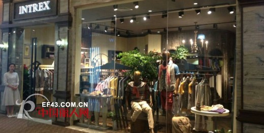 INTREX男装杭州富阳店盛大开业