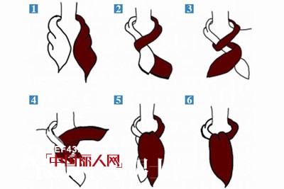 男士领巾系法图解 男士领巾怎么打