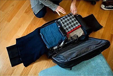 旅游服饰打包示范 超特别旅游打包法